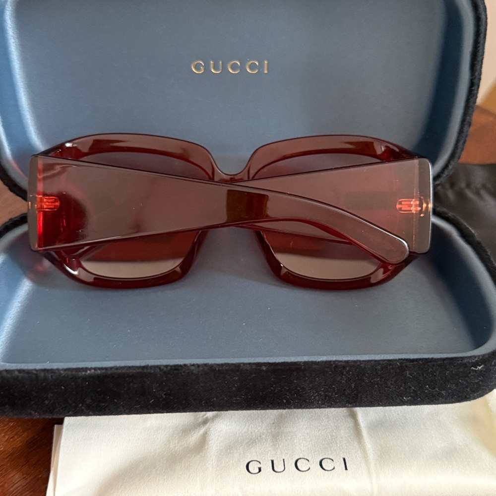 Gucci Gg Corner Rectangular Sunglasses - image 8